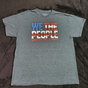 We The People United We Stand Gray Melmarc T-Shirt Size XL